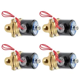 12846758 Choiceshare 4pcs 3/8 Inch Npt Air Ride Suspension Valve Brass Electric Solenoid For Train Horn