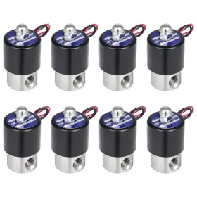 12846772 Choiceshare 4pcs 1/4 Inch Npt Valve Electric Solenoid Air Suspension Stainless Steel 12v