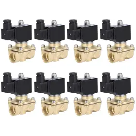 12846787 Choiceshare 8pcs 3/4 Inch Npt Valve Electric Solenoid Brass Gas Water Air 220v-240v N/c