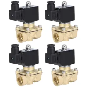 12846788 Choiceshare 4pcs 3/4 Inch Npt Valve Electric Solenoid 220v-240v Brass Gas Water Air N/c