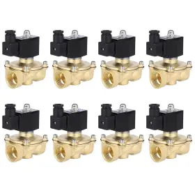 12846793 Choiceshare 8pcs 1 Inch Npt Valve Electric Solenoid 12v Ride Suspension Brass Air N/c