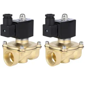 12846795 Choiceshare 2pcs 1 Inch Npt Valve Electric Solenoid Brass N/c Air Ride Suspension 12v
