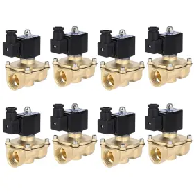 12846796 Choiceshare 8pcs 1 Inch Npt Valve Electric Solenoid Air Ride Suspension Brass N/c 110v-120v
