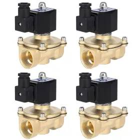 12846797 Choiceshare 4pcs 1 Inch Npt Valve Electric Solenoid Air Ride Suspension Brass N/c 110v-120v