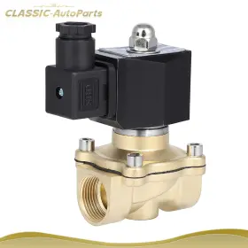 Cap128409s01 Classic-autoparts 1x Air Ride Suspension Valve 3/4 Inch Npt 110-120v Brass Electric Solenoid N/c