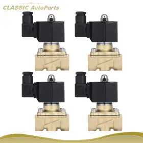 Cap843238s01 Classic-autoparts 4x Air Ride Suspension Valve 3/4 Inch Npt 220-240v Brass Electric Solenoid N/c
