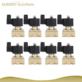 Cap843239s01 Classic-autoparts 8x Air Ride Suspension Valve 3/4 Inch Npt 220-240v Brass Electric Solenoid N/c