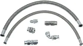 Md47281 Classic Industries Reilly Braided Stainless Power Steering Hose Kit For Alterkation Subframes