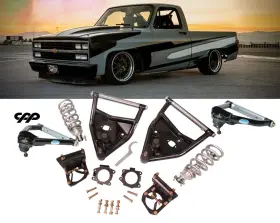 Cpp6387fcok7387 Classic Performance Products Cpp C-10 1973-1987 Complete Front Coilover Kit With Upper And Lower Tubular Arms