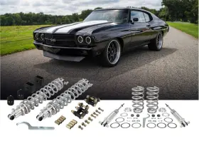 Cpp6872cok2a450 Classic Performance Products Cpp Double Adjustable Coilover Spring And Shock Kit 1968-72 Gm A-body 450lb Sbc/ls