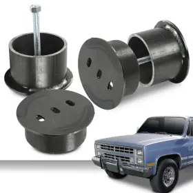 Cnnell260115-1 Cnnell Universal Front Air Ride Bag Brackets Kit Cups 4.5 Inch Od Fit For Chevy Car Truck