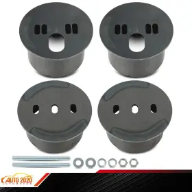 Cnnella012304 Cnnella-69 Universal Front Air Ride Bag Brackets Kit Cups 4.5 Inch Od Fit For Chevy Car Trucknew