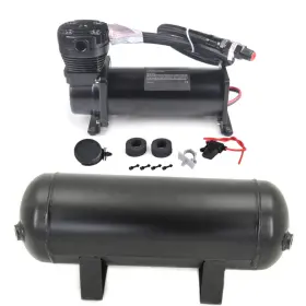 Cnraqr 768481495158 Air Ride Suspension Compressor Tank 3-gallon 1/4 Npt Kits For Car Horns