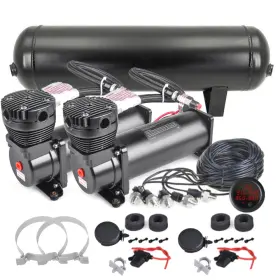 Apm-y-cb-05-rd Cnraqr 768481497497 2-piece 200 Psi Air Compressor 3 Gallon Tank 0-232 Gauge And Complete