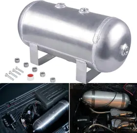 At-05 Cnraqr 1.6 Gallon Air Tank Aluminum For Trucks Trailers Auto Suspension And Horns