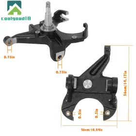 Cg960498ld Coolgood18 2.5 Inch Front Suspension Lower Drop Spindles For 1973-1987 Chevy C10 With 1.25 Rotor #3