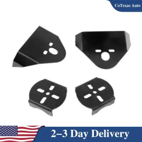 Lsot001244 Cotexas New Rear Bag Mounting Black Brackets Upper And Lower Weld On Air Ride Suspension