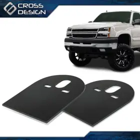 Big20260311-95 Crossdesign 2500lb 2600lb Pair Steel Upper D Plate Mounting Brackets Air-bag Suspension