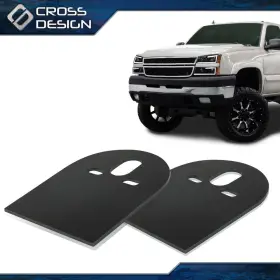 Ht-02ccf0002asl Crossdesign 2500lb 2600lb Pair Steel Upper D Plate Mounting Brackets Air-bag Suspension