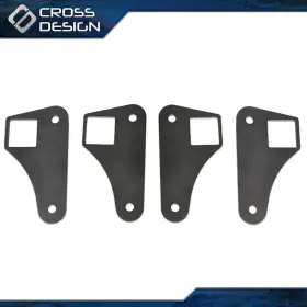 Ht-02mpa0004asl Crossdesign Parallel 4 Link Tabs 2 Inch Square Tubing Air Ride Brackets Ladder Bar Mounting #2