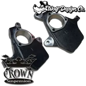 200920 Crown Silverado Sierra 4/6 Lowering Kit Drop Spindles Coils Springs Flip V6 1999-2007 #3
