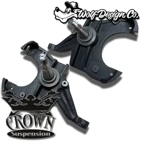 201130l Crown 73-87 C10 5 Inch Lowering Kit Drop Spindles Coils Flip C-notch Shock Ext 1.25 #2