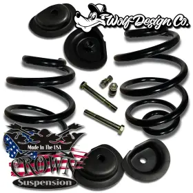 371140 Crown C10 Blazer 4 Inch Rear Lowering Springs Drop Kit With Spring Retainers