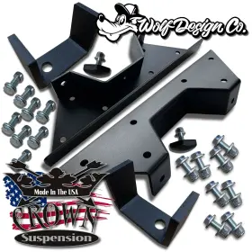 401150 Crown 1973-1987 C10 Squarebody C15 Lowering Drop 5 Inch Flip C-notch Kit Suspension