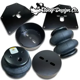 991110 Crown 1963-1987 Chevy C-10 Front Air Ride Brackets Suspension And Bags 991110 Crown 1963-1987 Chevy C-10 Front Air Ride Brackets Suspension And Bags