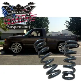 350930 Crown Suspension 1999-2007 Silverado Sierra Nbs 3 Inch Lowering Springs Drop Coils V6