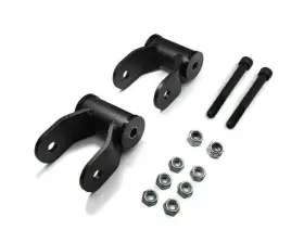 63279 Custom Builds 2 Inch Rear Lowering Kit Heavy Duty Drop Shackles For 2002-2008 Dodge Ram 1500
