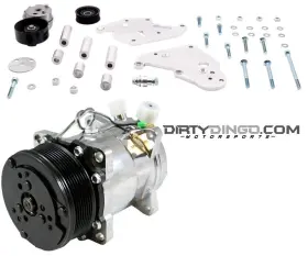 Dd-508 Dirty Dingo Motorsportss Sanden 508 7 Piston A/c Compressor And Ls Bracket Assembly Garage Sale