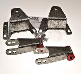 Djm-hs1135-4 Djm Suspension 1987-1998 Ford F-350 4 Inch Rear Lowering Kit Drop Shackles Hangers Hs1135-4