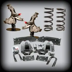 Djm1029-4 Djm Suspension Djm1029-4/4 1995 -1999 Tahoe Obs 2 Door 4 Inch Lowering Kit Drop Spindles Coils Springs Flip