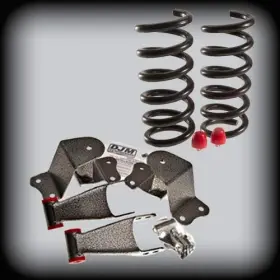Djm2351-3 Djm Suspension Djm2351-3/4 1988-1998 Chevy C1500 Obs 3/4 Lowering Kit Drop Coils Springs Shackles Hangers