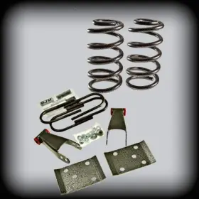 Djm2510-2 Djm Suspension Djm2510-2/3 2007-2015 Silverado 2/3 Lowering Kit Drop Coils Springs Shackles 2510-2/3