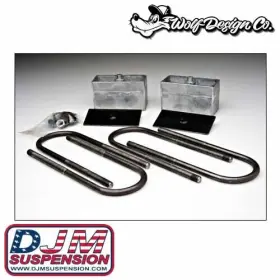 Lb1023-3 Djm Suspension 1998-2003 S-10 3 Inch Lowering Blocks With Steel Plates By