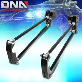 Dna-lepow006 Dna Motoring For 1955-1959 Chevy Truck Steel Rear Four Parallel 4-link Assembly Left Right