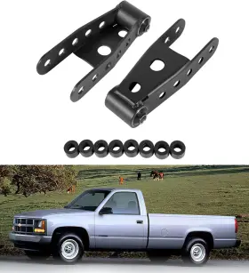 Drqp208 Dr-auto 2 Inch Rear Drop Shackles Kit For Chevy Silverado Gmc Sierra 1500 C1500 1988-2018 Drqp208 Dr-auto 2 Inch Rear Drop Shackles Kit For Chevy Silverado Gmc Sierra 1500 C1500 1988-2018