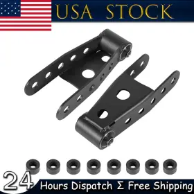 Dxqp-0208 Dxmoto 2-3 Inch Suspension Rear Drop Lowering Shackle Kit For 1988-1998 Chevy C1500 And C2500
