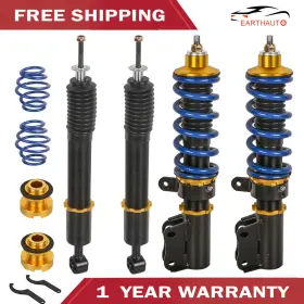 M143029b8 Earthauto 4x Front And Rear Coilover Shocks Kits For 06-08 Honda Fit 1.5l 4door Adj. Height