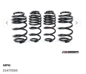 4711586 Ecs Tuning 1 Inch - 1.3 Lowering Springs For Audi B8/8.5 A5/s5 Part#