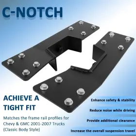 Egqp1073 Eg-auto C-notch Rear Lowering Drop Flip For Chevy Silverado C1500 Gmc Sierra 1988-98 #3