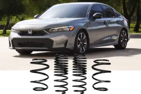E10-40-043-04-22 Eibach 2025 Honda Civic Hybrid 2.0l Pro-kit Performance 1 Inch Drop Springs