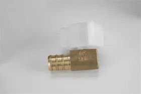 51198 Elkhart Supply Flair-it Brass Swivel Elbow - 1/2 Inch Barb X Fpt Cone Connector