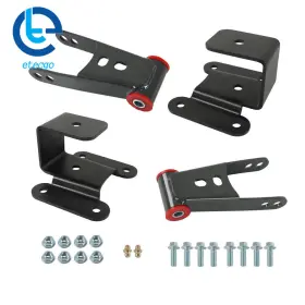 734712 Etecgo For 1994-02 Dodge Ram 2500 3500 2 Inch -4 Drop Shackles Hangers Lowering Kit Lh And Rh #2 734712 Etecgo For 1994-02 Dodge Ram 2500 3500 2 Inch -4 Drop Shackles Hangers Lowering Kit Lh And Rh #2