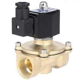 Ew128407a01 Ewaymotor 1x 1 Inch Npt 110-120v Air Suspension Valve Solenoid Brass Electric N/c For Horn