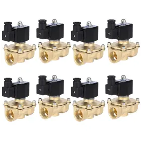 Ew843230a01 Ewaymotor 8x 1 Inch Npt 110-120v Air Suspension Valve Solenoid Brass Electric N/c For Horn