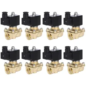 Ew843245a01 Ewaymotor 8pcs 3/4 Inch Npt 24v Air Suspension Valve Solenoid Brass Electric N/c Kit