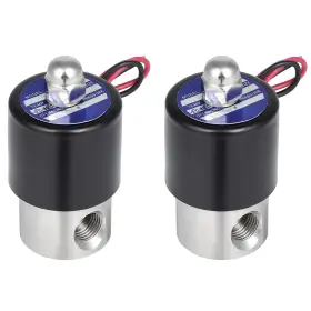 Ew843252a01 Ewaymotor 2 Solid 1/4 Inch Npt 12v Air Ride Suspension Valve Solenoid Electric Stainless Steel